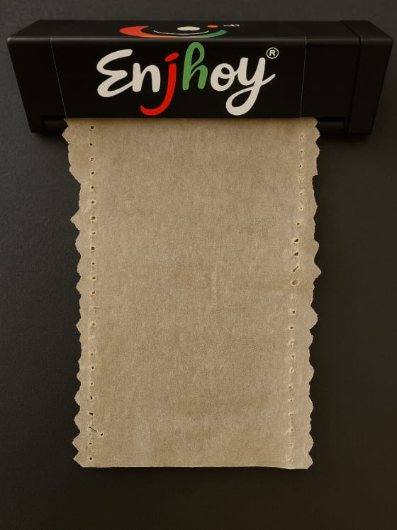 Dispensador de papel de liar natural